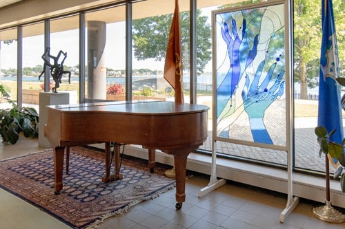 Main floor lobby at The Connecticut Hospice