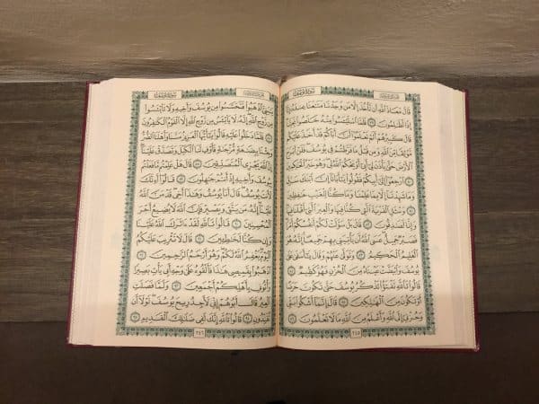Open Koran pages