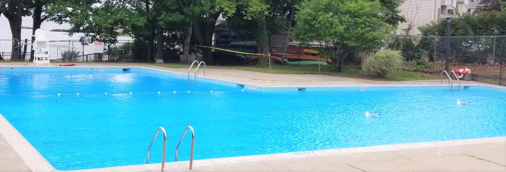 Olympic sized swimming pool at Connecticut Hospice