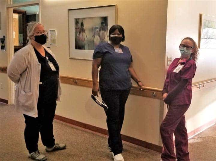 Connecticut Hospice Staff in Scrubs