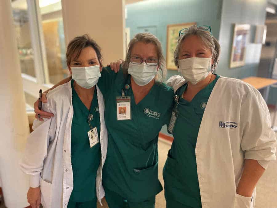Three Connecticut Hospice Staff members