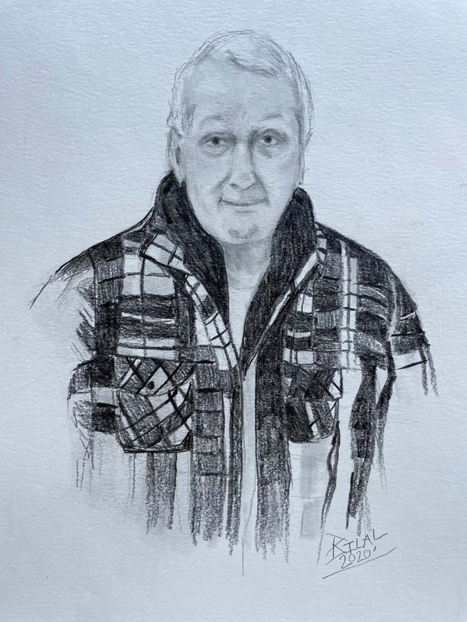 Portrait of male Connecticut Hospice patient