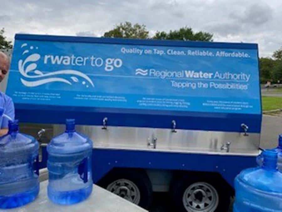 Regional Water donation To Go Truck