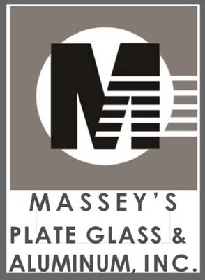 Masseys Plate Glass Logo