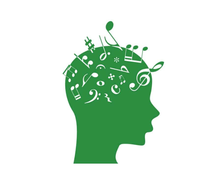 graphic representation of music and the brain