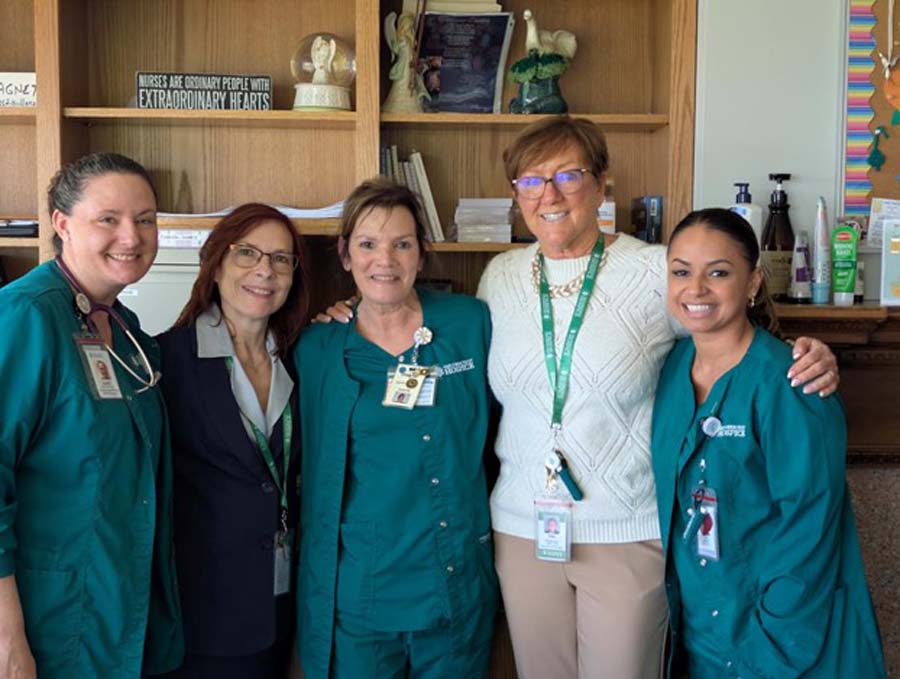 Connecticut Hospice Nurses celebrating